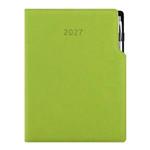 Diář GEP s propiskou denní A4 2027 polský - světle zelená