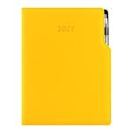Diář GEP s propiskou denní A4 2027 polský - žlutá