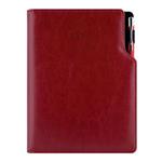 Diář GEP s propiskou denní A5 2027 český - bordó