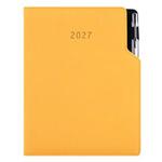 Diář GEP s propiskou denní A5 2027 český - hořčicová