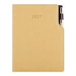 Diář GEP s propiskou denní A5 2027 polský - béžová