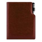 Diář GEP s propiskou denní A5 2027 polský - hnědá