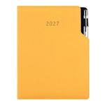 Diář GEP s propiskou denní A5 2027 polský - hořčicová