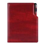 Diář GEP s propiskou týdenní A5 2027 slovenský - bordó žíhaná