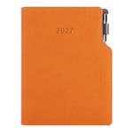 Diář GEP s propiskou týdenní B5 2027 - oranžová