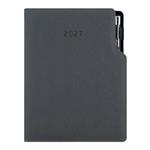 Diář GEP s propiskou týdenní B6 2027 - šedá