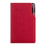 Diář GEP s propiskou týdenní kapesní 2027 český - červená pastelová