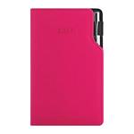 Diář GEP s propiskou týdenní kapesní 2027 český - růžová