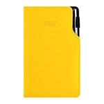 Diář GEP s propiskou týdenní kapesní 2027 český - žlutá