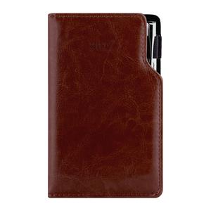 Diář GEP s propiskou týdenní kapesní 2027 polský - hnědá