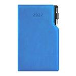 Diář GEP s propiskou týdenní kapesní 2027 polský - modrá pastelová