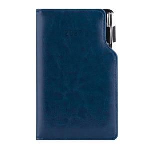 Diář GEP s propiskou týdenní kapesní 2027 polský - modrá