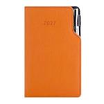 Diář GEP s propiskou týdenní kapesní 2027 polský - oranžová