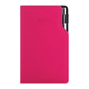 Diář GEP s propiskou týdenní kapesní 2027 polský - růžová