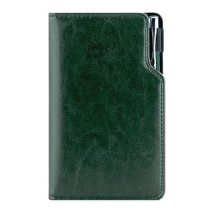 Diář GEP s propiskou týdenní kapesní 2027 polský - zelená