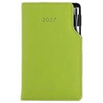 Diář GEP s propiskou týdenní kapesní 2027 slovenský - světle zelená