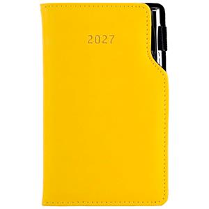 Diář GEP s propiskou týdenní kapesní 2027 slovenský - žlutá