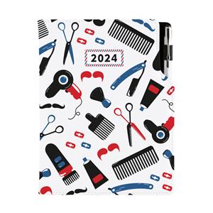 Diář KADEŘNICKÝ Barber - DESIGN denní A5 2024 český