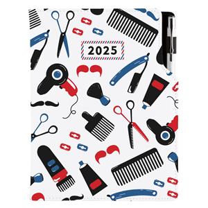 Diář KADEŘNICKÝ Barber - DESIGN denní B6 2025
