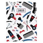 Diář KADEŘNICKÝ Barber - DESIGN denní B6 2025