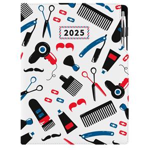 Diář KADEŘNICKÝ Barber - DESIGN týdenní A4 2025