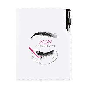 Diář KOSMETICKÝ Eyelashes - DESIGN týdenní A5 2024 slovenský