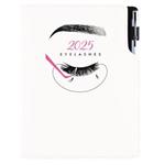 Diář KOSMETICKÝ Eyelashes - DESIGN týdenní A5 2025 český