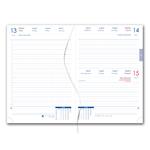 Diář LIBRA denní A5 2027 polský - modrá tmavá