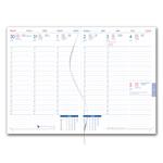 Diář LIBRA týdenní A5 2027 český - hnědá