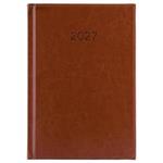 Diář LIBRA týdenní A5 2027 český - hnědá
