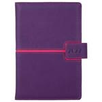 Diář MAGNETIC denní A5 2027 český - fialová/růžová