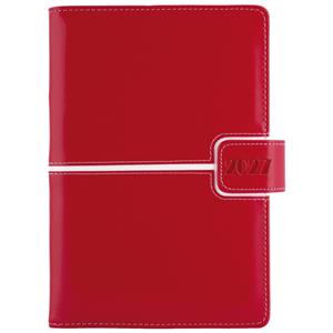 Diář MAGNETIC týdenní A5 2027 český - červená/bílá