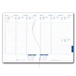 Diář MAGNETIC týdenní A5 2027 polský - černá/růžová