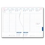 Diář MAGNETIC týdenní A5 2027 slovenský - červená/bílá