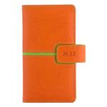 Diář MAGNETIC týdenní kapesní 2027 polský - oranžová/zelená