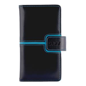 Diář MAGNETIC týdenní kapesní 2027 slovenský - černá/tyrkysová