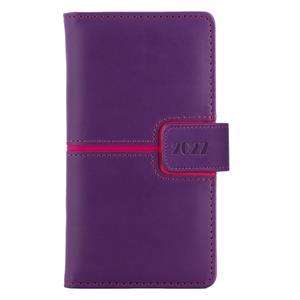 Diář MAGNETIC týdenní kapesní 2027 slovenský - fialová/růžová