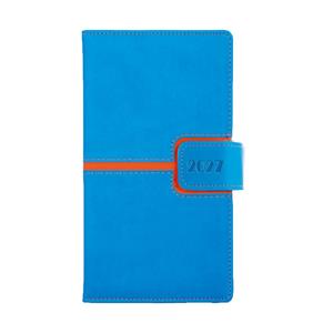 Diář MAGNETIC týdenní kapesní 2027 slovenský - modrá/oranžová