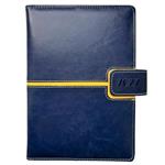 Diář MAGNETIC týdenní speciál A5 2027 - tmavě modrá/žlutá