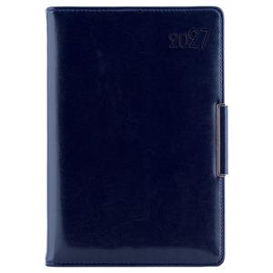 Diář METALIC týdenní B6 2027 - tmavě modrá