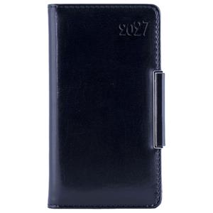 Diář METALIC týdenní kapesní 2027 polský - černá