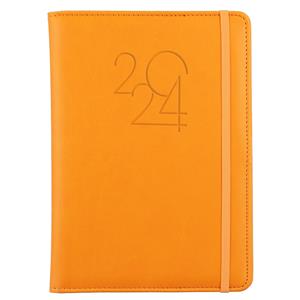 Diář POLY denní A5 2024 slovenský - oranžová