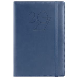 Diář POLY denní A5 2027 český - tmavě modrá