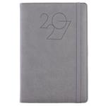 Diář POLY denní A5 2027 polský - šedá