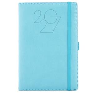 Diář POLY denní A5 2027 polský - světle modrá