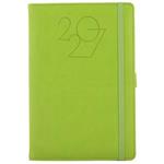 Diář POLY denní A5 2027 polský - světle zelená