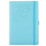 Diář POLY denní A5 2027 slovenský - světle modrá