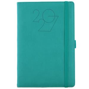 Diář POLY týdenní A5 2027 slovenský - petrolejová