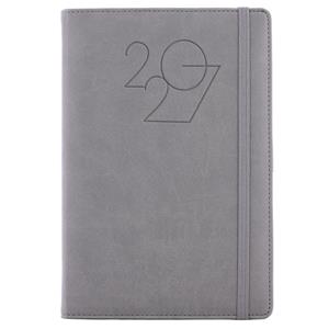Diář POLY týdenní A5 2027 slovenský - šedá
