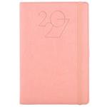 Diář POLY týdenní A5 2027 slovenský - světle růžová